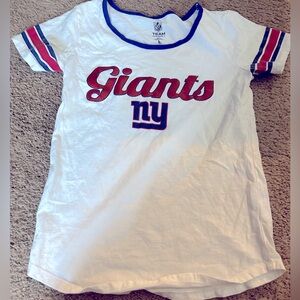 Girls New York Giants top size large